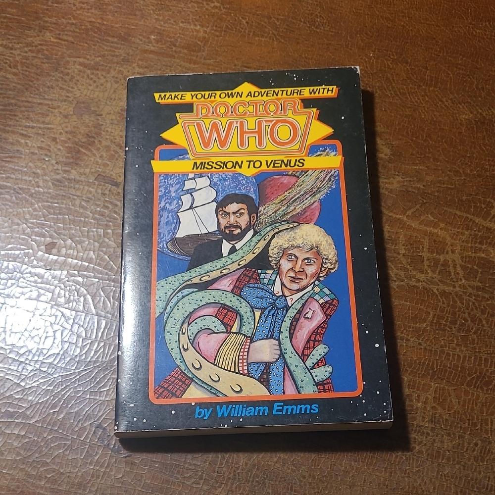 1986 Doctor Who Mission to Venus Book  Make Your Own Adventure